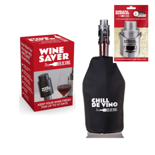 Gift Idea – Wine Saver, Endless Bubbles & Wine Cooler Sleeve